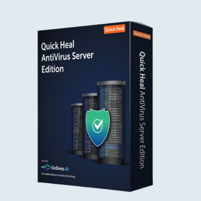 Quickheal Antivirus Software (Quick Heal Antivirus 1 User 1 Year-Server Edition)